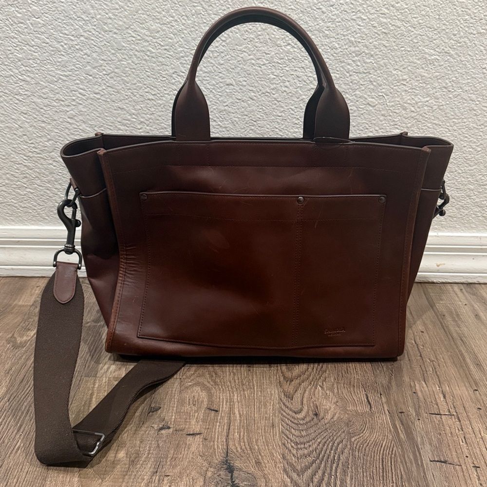 Shinola Bert Zip Brief Tote
